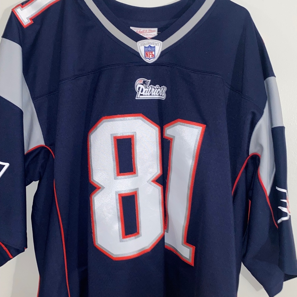 Randy Moss M&N Patriots Jersey